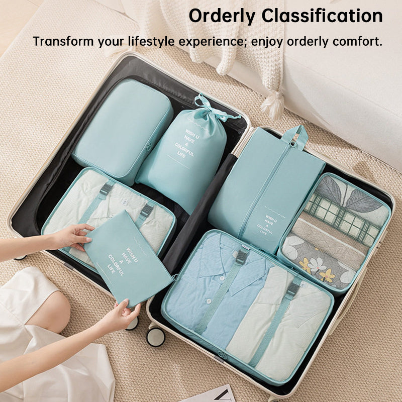 Packing Cubes for Suitcase 7-Piece Set – Travel Organizer & Luggage Storage Bags