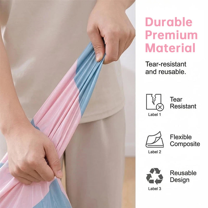 Pump-Free 3D Vacuum Storage Bags – 3-Second Compression, Reusable Space Saver