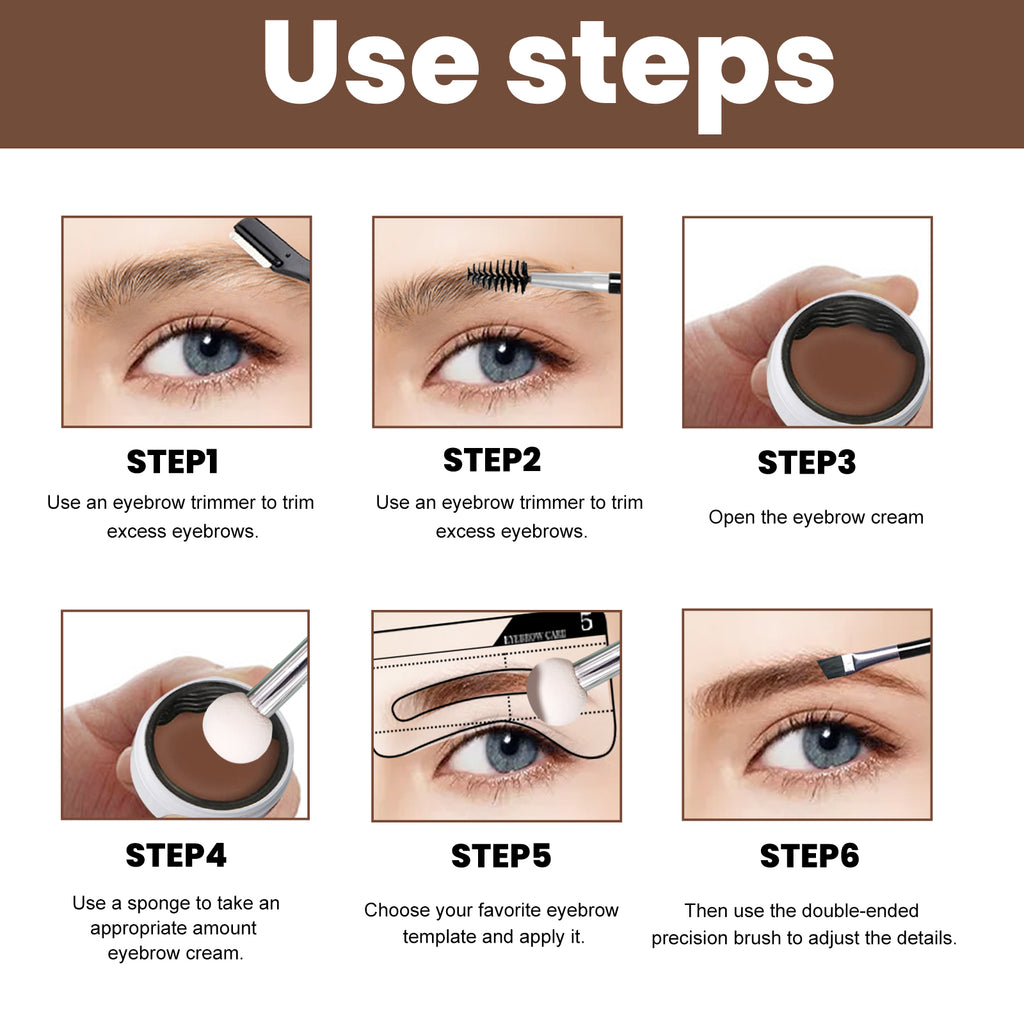 EELHOE Perfect Brow Stencil Kit