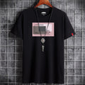 Fitness Black O Neck Man T-shirt For Male Oversized S-6XL New Men T-shirts Anime Newest T Shirt for Men Clothing Goth Punk