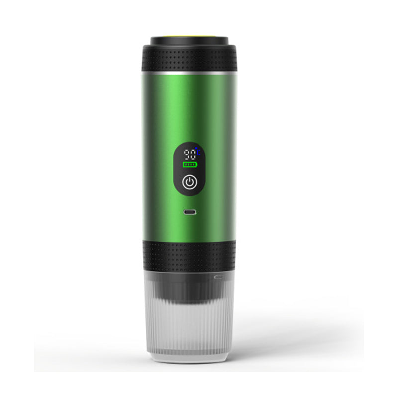 Portable Espresso Machine with Digital Display – 3-in-1 Capsule & Ground Coffee Maker for Travel & Camping