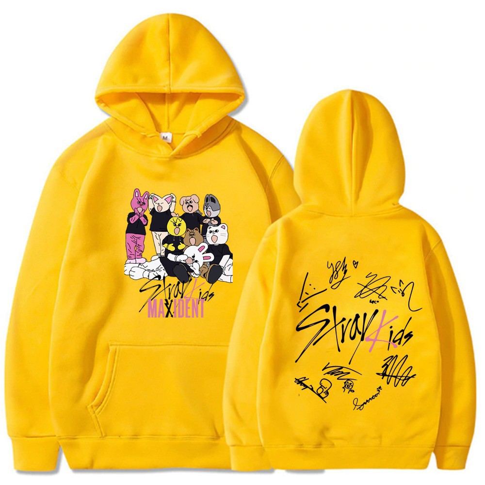 Hoodie Stray Kids Hip Hop Style Unisex Sweatshirt Outerwear Top