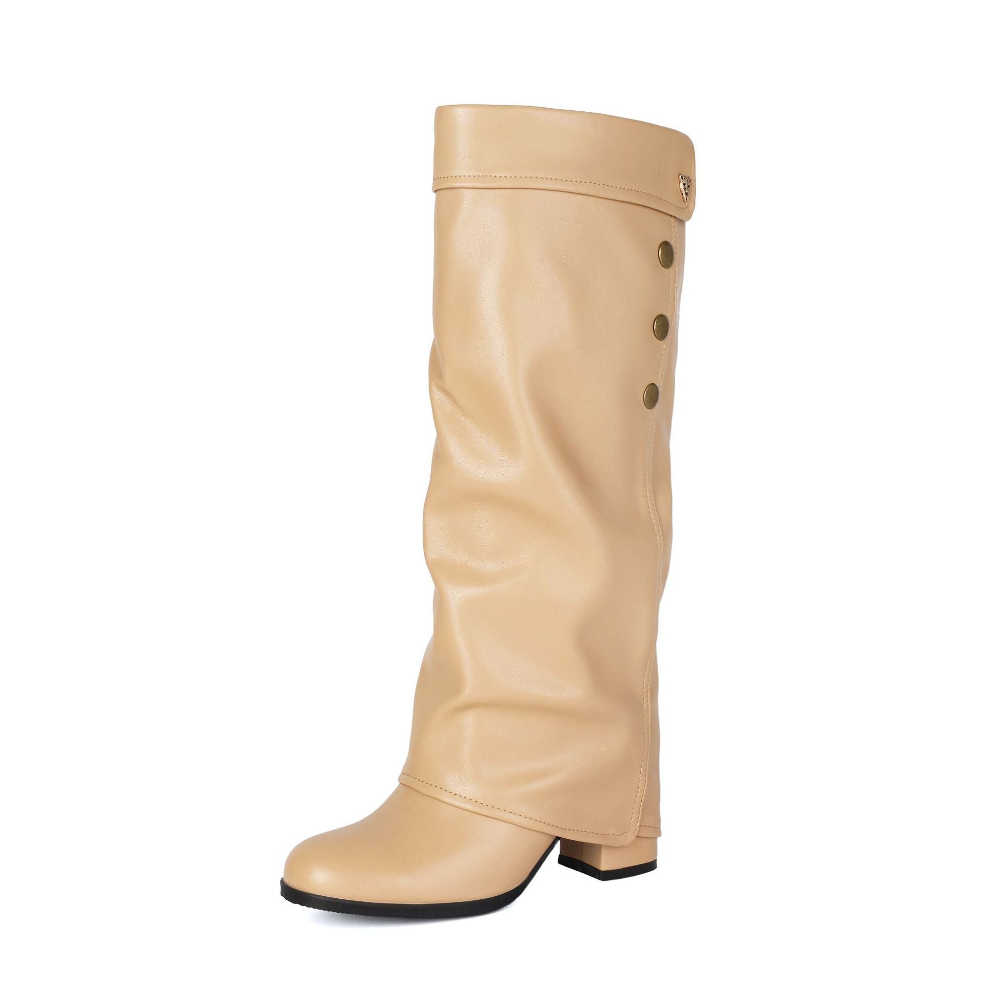 Women’s Classic Knee-High Block Heel Boots