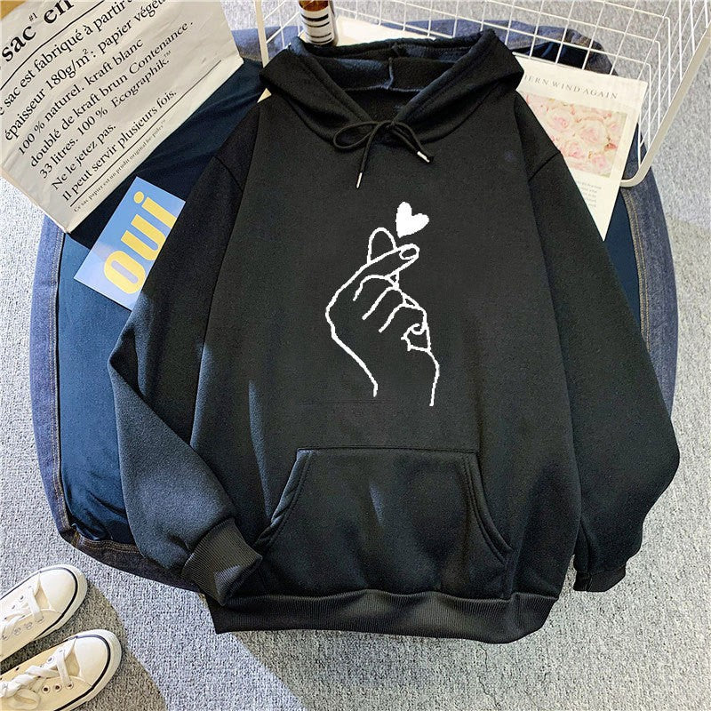 Men's Hooded Sweatshirt Versatile Long Sleeve Trendy Sports Fleece Pullover