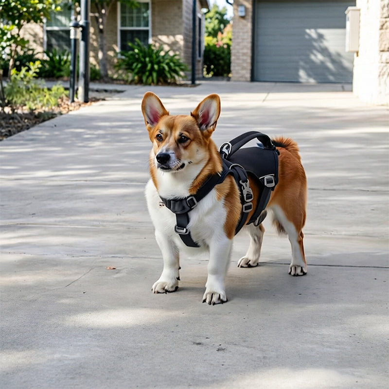Reflective No-Escape Dog Harness with Control Handle – Padded Nylon Vest for Training & Walking