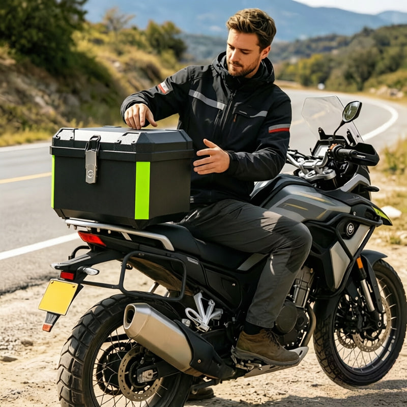Motorcycle Top Case 45L/55L – Quick Release Trunk for BMW R1200GS R1250GS Honda Kawasaki Suzuki