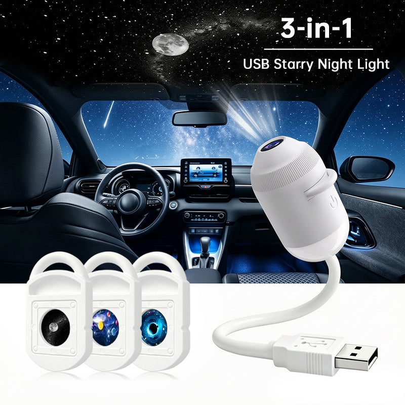 5D Holographic Galaxy & Ocean Projector – Smart LED Night Light with 24 Films for Bedroom & Party