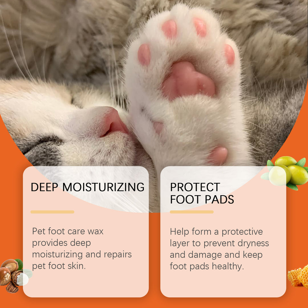 Yegbong Pet Moisturizing Paw Cream Stick, Pet Foot Moisturizing Care, Anti-Cracking And Softening Foot Paw Cream