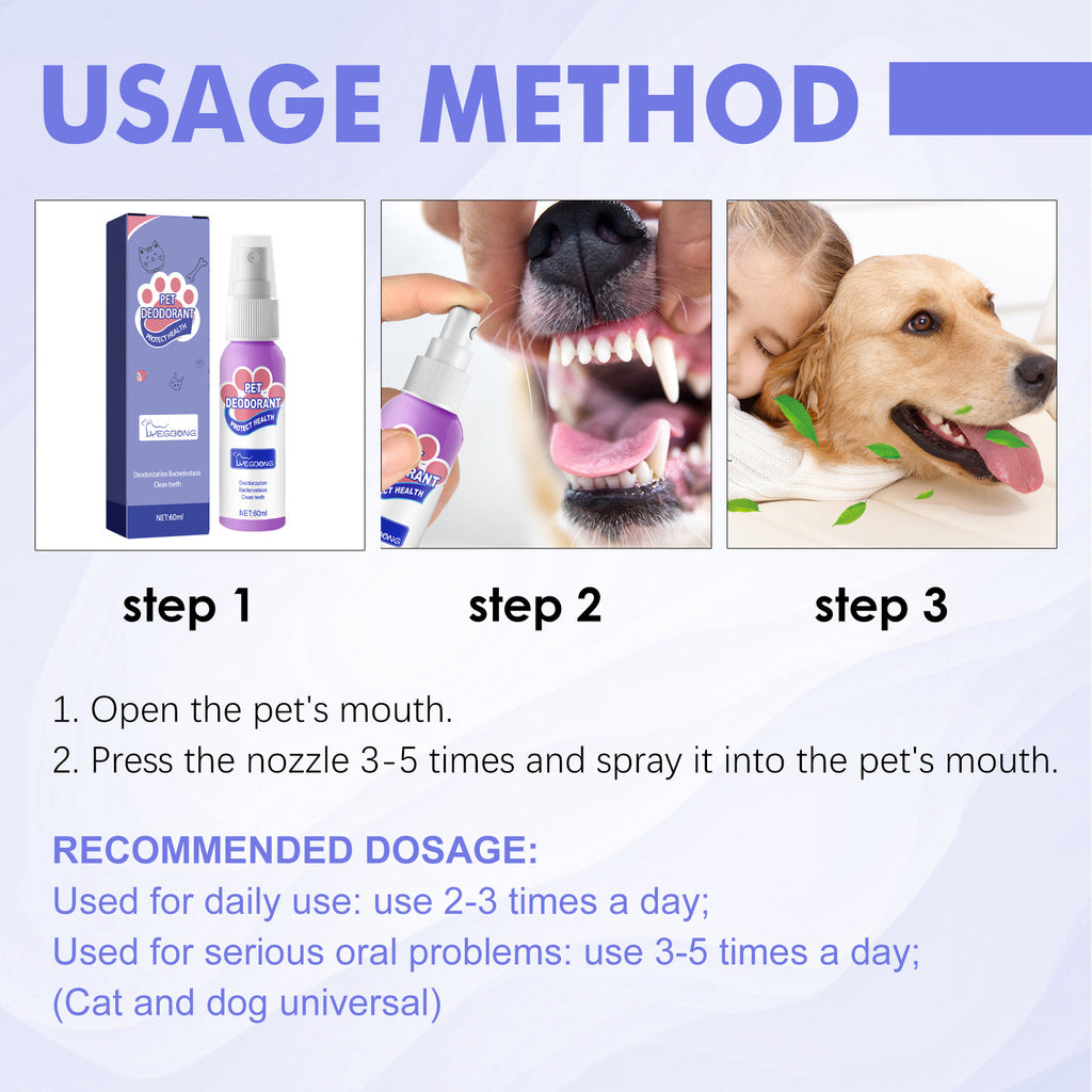 Yegbong Pet Breath Freshening Spray