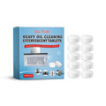 Kitchen Grease Cleaning Tablets, Home Cleaning Kitchen Stove Stains Multi-Functional Oil And Scale Removal