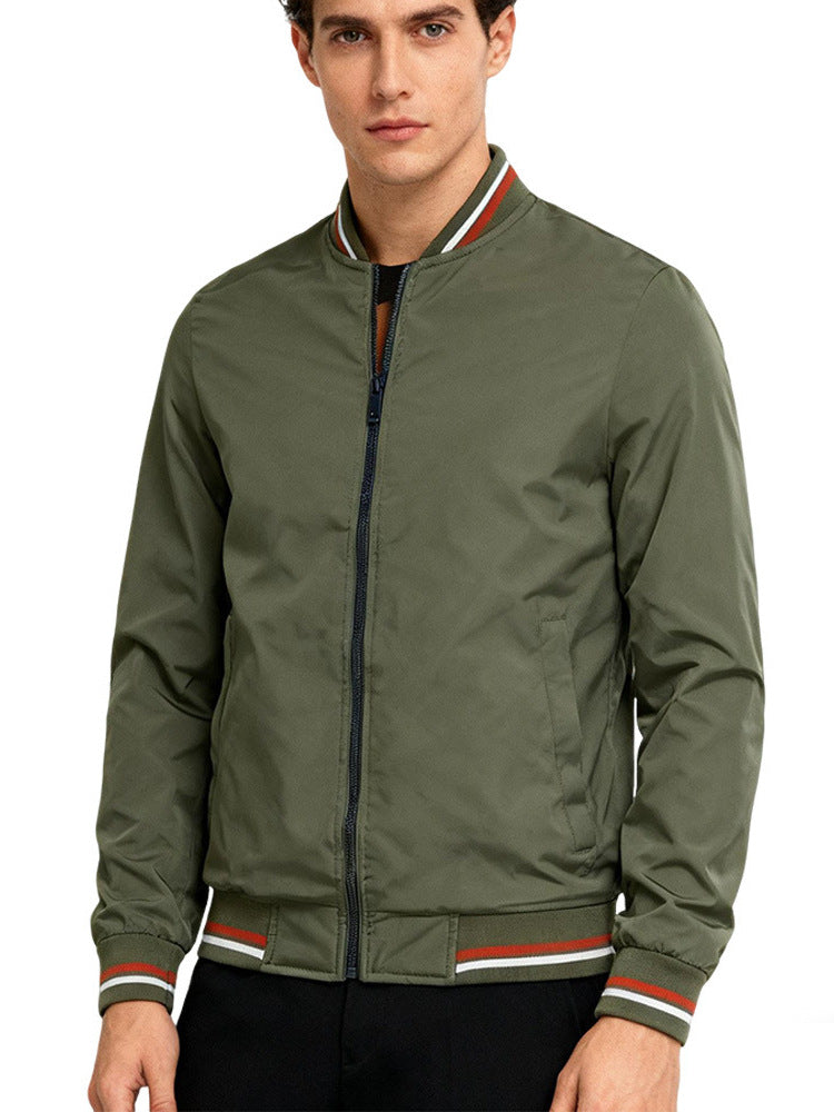 Baseball Collar Jacket Men