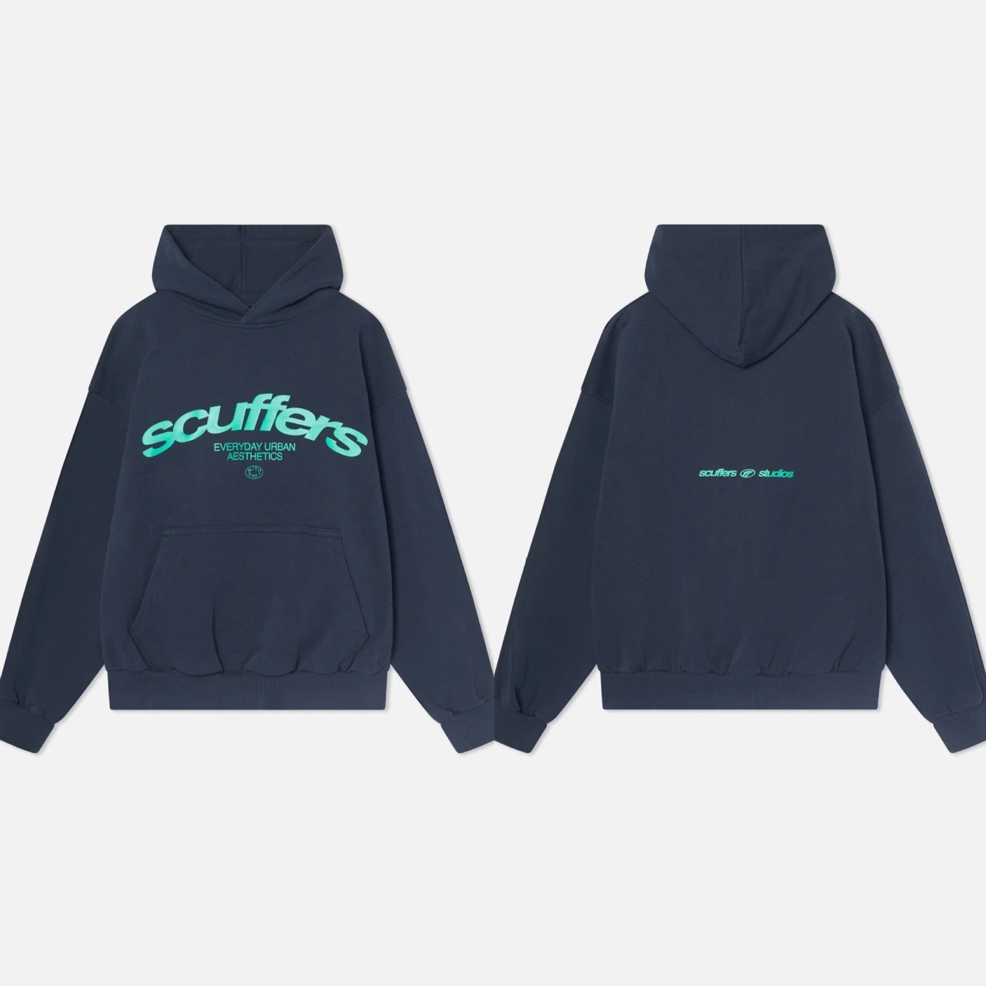 High Street Letter Hoodie, Unisex Oversized Casual Sweatshirt, Hooded Pullover for Men and Women