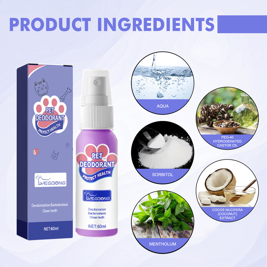 Yegbong Pet Breath Freshening Spray