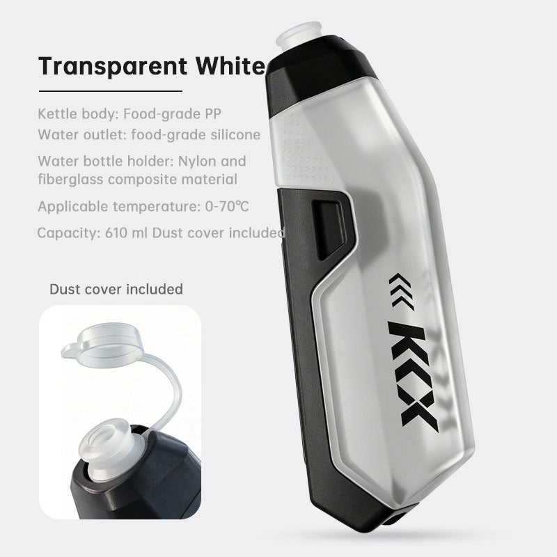 Aero Bike Bottle Cage & 610ml Bottle Set – MTB & Road Bike Down Tube Mount