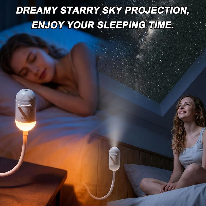 5D Holographic Galaxy & Ocean Projector – Smart LED Night Light with 24 Films for Bedroom & Party