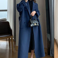 Wool Coat Women Medium Length Plus Size Slimming Loose High-End Stylish Knee-Length Oversized Women's Wool Coat