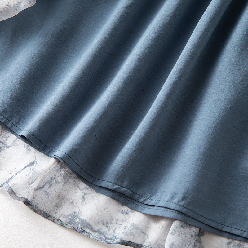 High Waisted A-Line Long Skirt – Elegant Hanging Maxi Skirt for Women