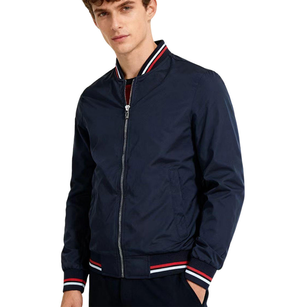 Baseball Collar Jacket Men