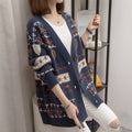 Knitted Cardigan Loose Bohemian Style Outerwear Spring Autumn Top Sweater Women's Coat