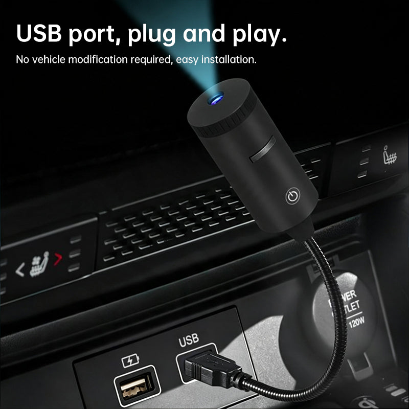 USB Star Projector – Plug & Play Night Light with Interchangeable Patterns for Bedroom & Living Room