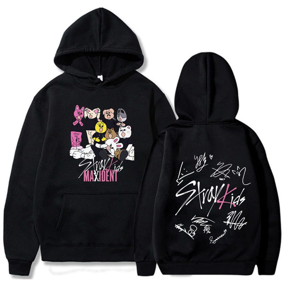 Hoodie Stray Kids Hip Hop Style Unisex Sweatshirt Outerwear Top