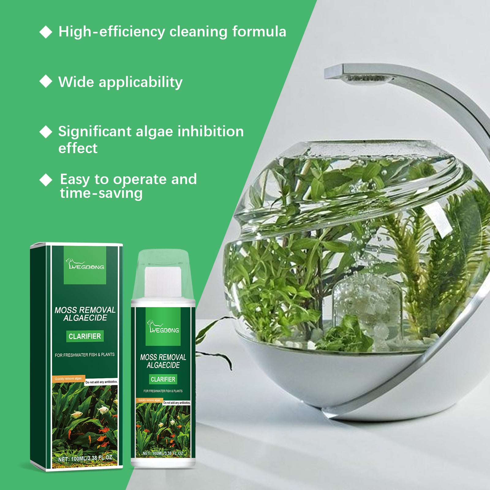 Yegbong Aquarium Algae Clarifier