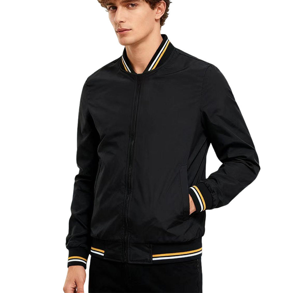 Baseball Collar Jacket Men