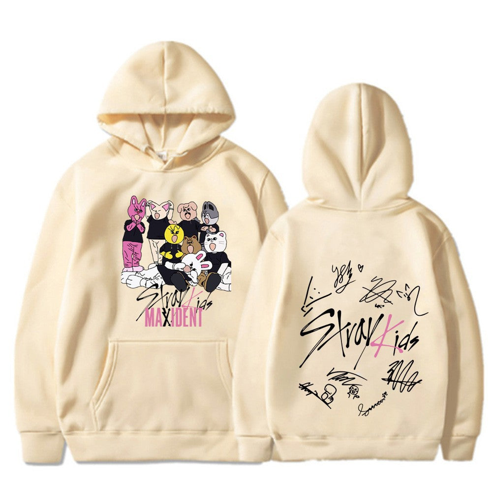 Hoodie Stray Kids Hip Hop Style Unisex Sweatshirt Outerwear Top