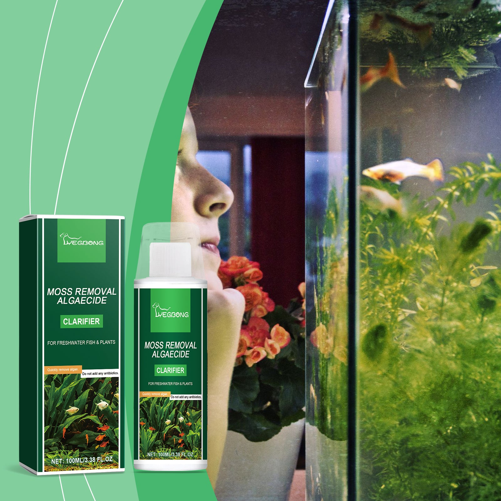Yegbong Aquarium Algae Clarifier