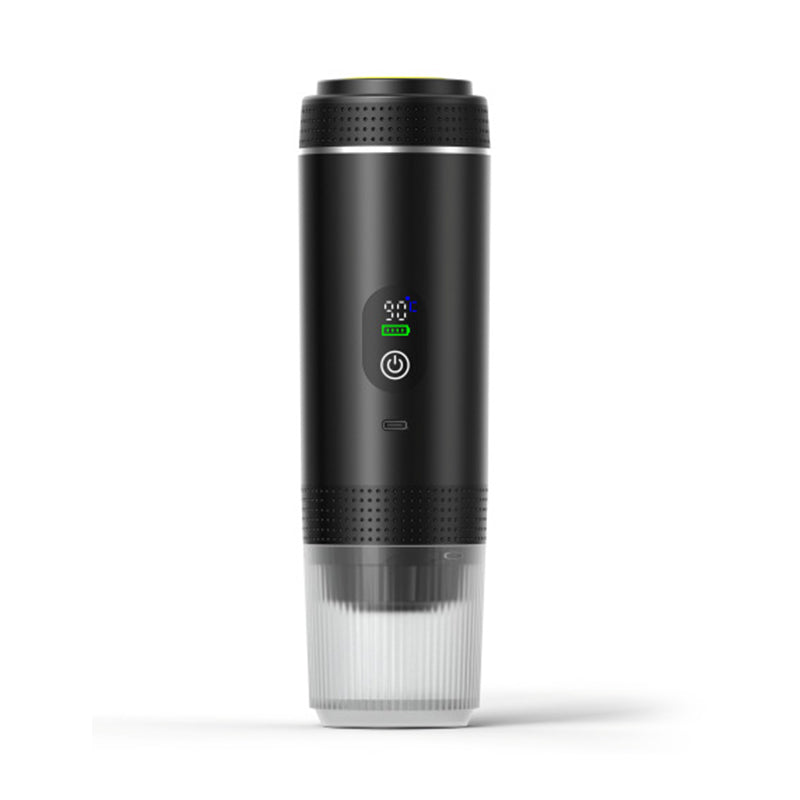 Portable Espresso Machine with Digital Display – 3-in-1 Capsule & Ground Coffee Maker for Travel & Camping