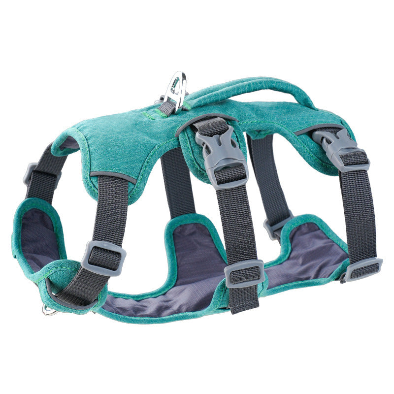 Reflective No-Escape Dog Harness with Control Handle – Padded Nylon Vest for Training & Walking