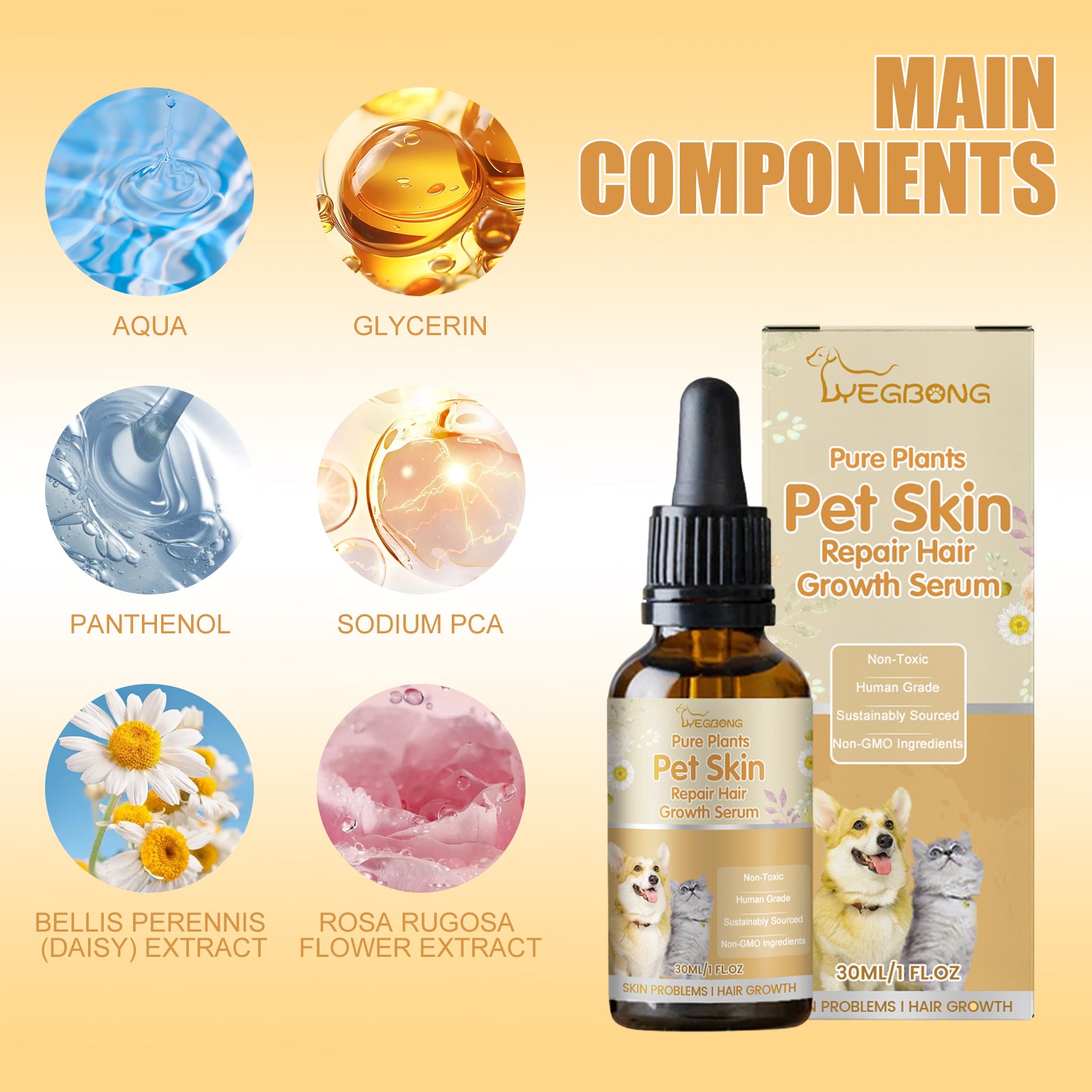 Yegbong Pet Skin & Coat Care Essence