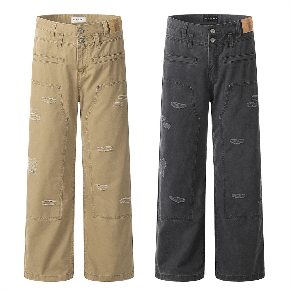 Straight leg jeans for men