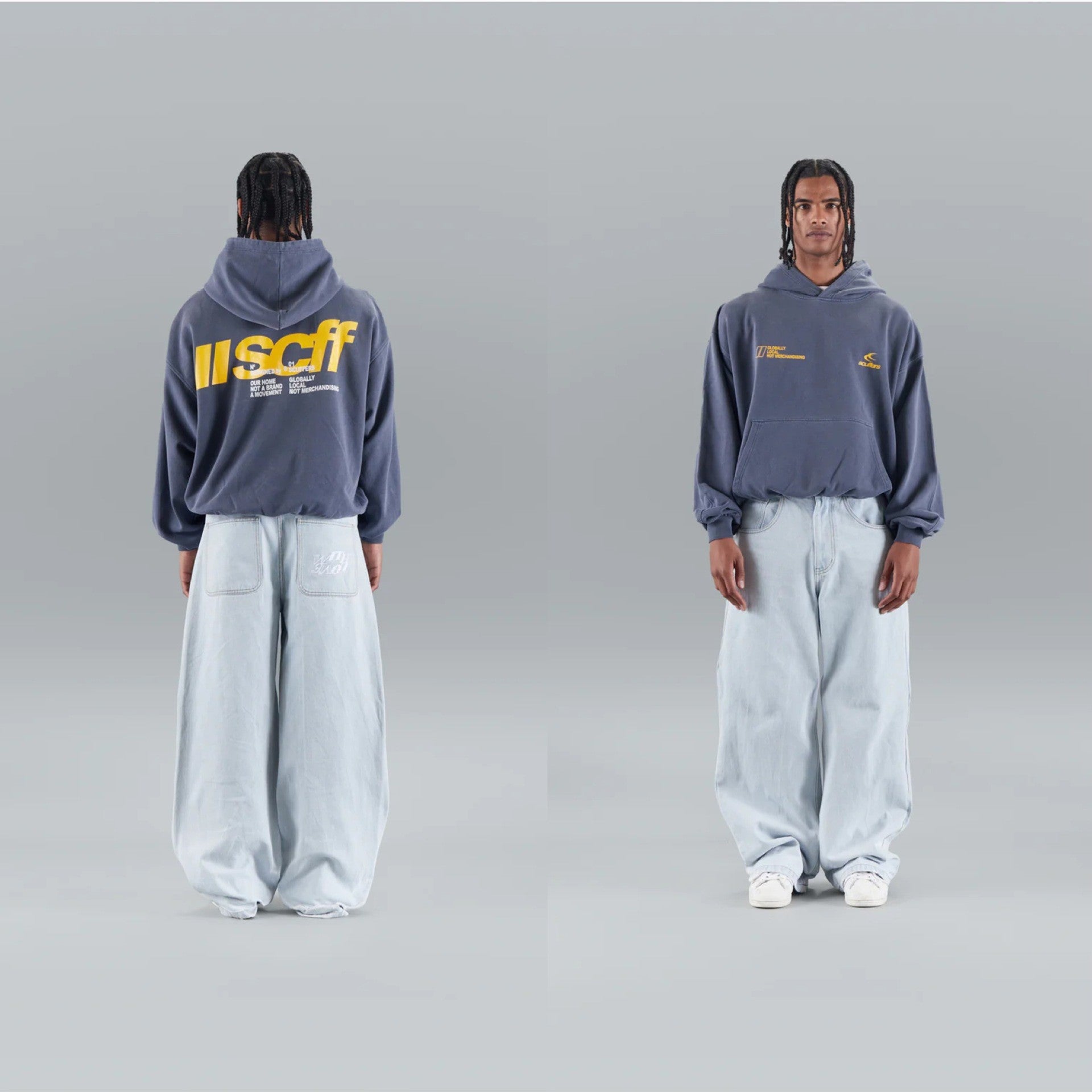 High Street Letter Hoodie, Unisex Oversized Casual Sweatshirt, Hooded Pullover for Men and Women