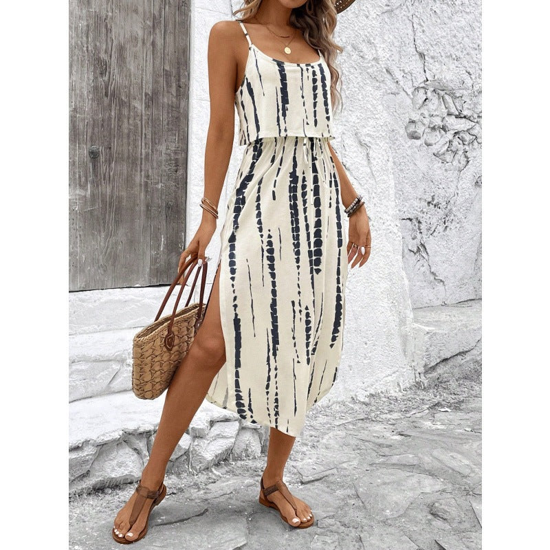Printed camisole dress