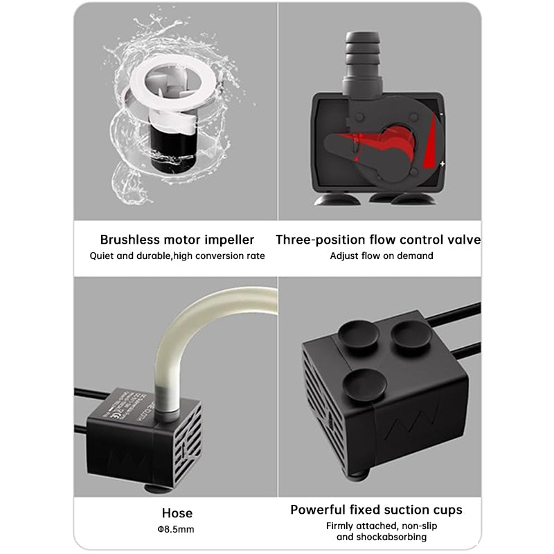 USB Ultrasonic Mist Maker Fogger Pump – 5V Pond, Fountain & Fish Tank Humidifier
