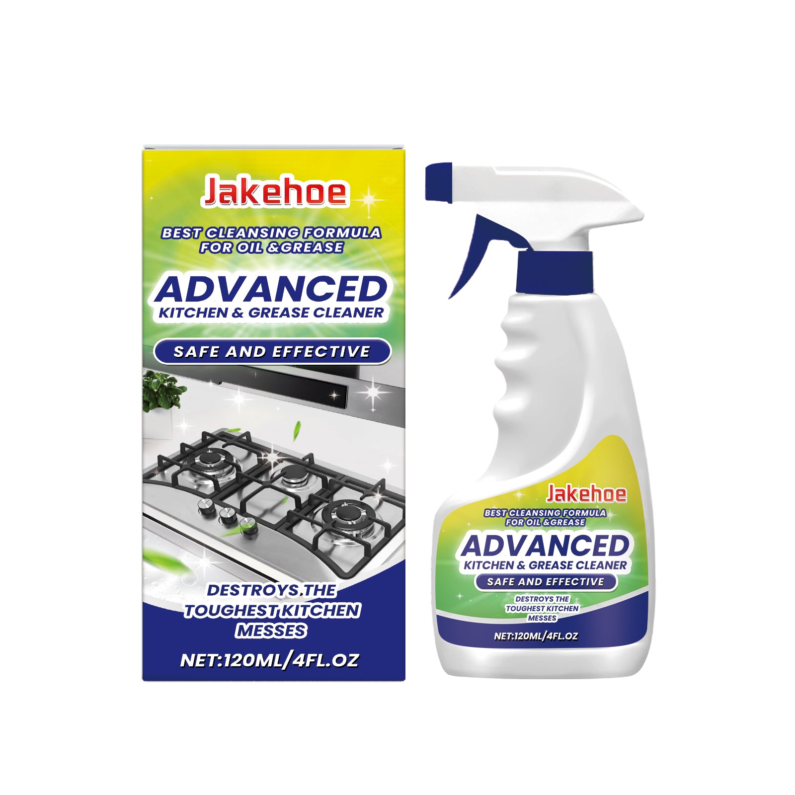 Kitchen Cleaner Oil Cleaning Gentle Home Care Cooktop Degreasing Foam Type
