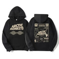 Vintage Rock Arctic Monkeys Album Print Black Hoodie Men's Y2K Sweatshirt