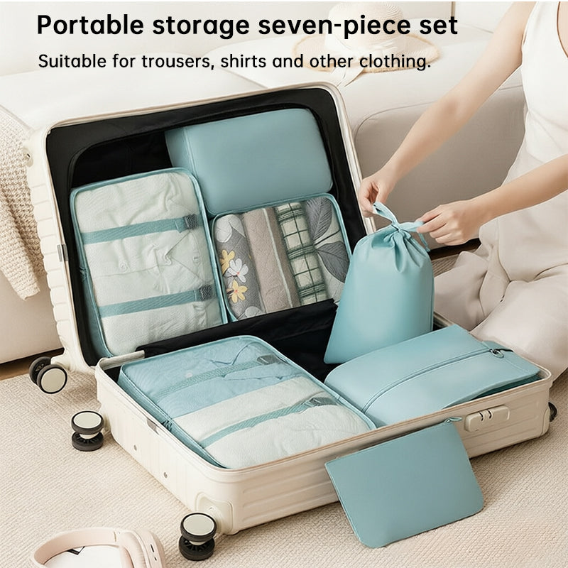 Packing Cubes for Suitcase 7-Piece Set – Travel Organizer & Luggage Storage Bags