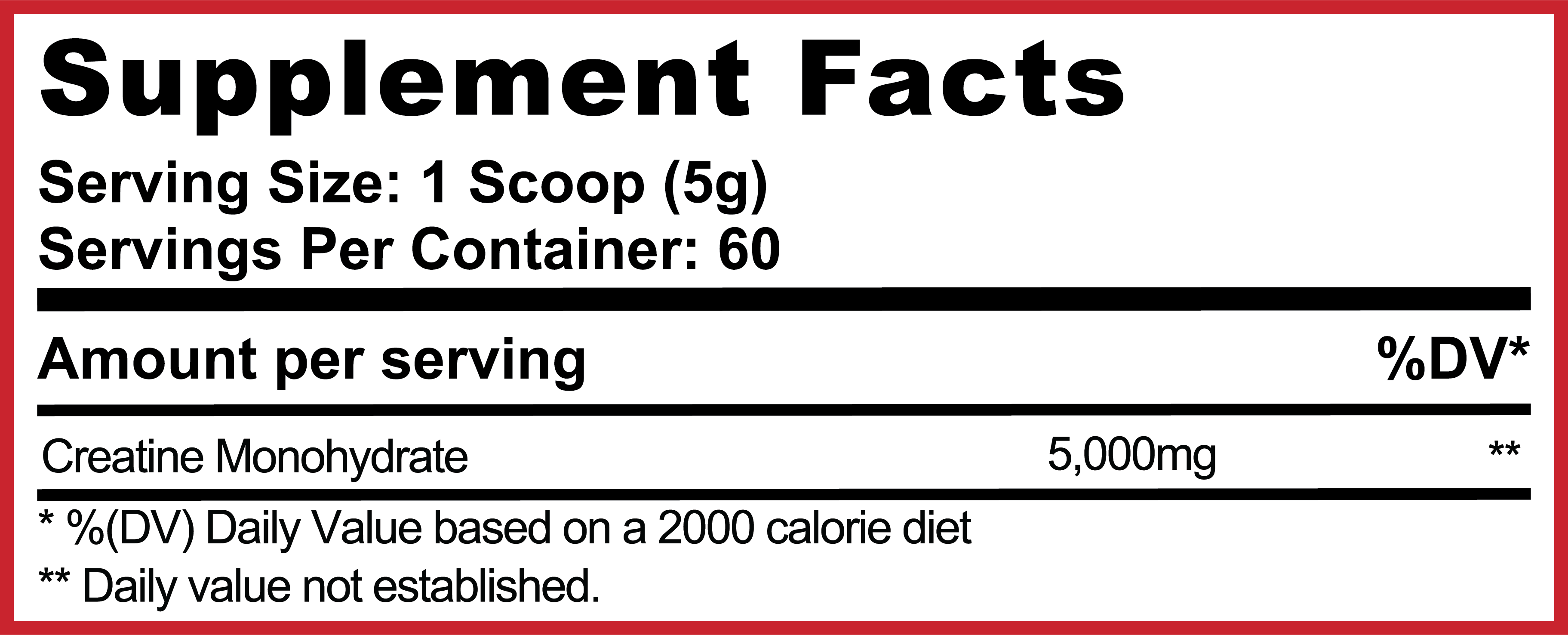 Creatine Monohydrate