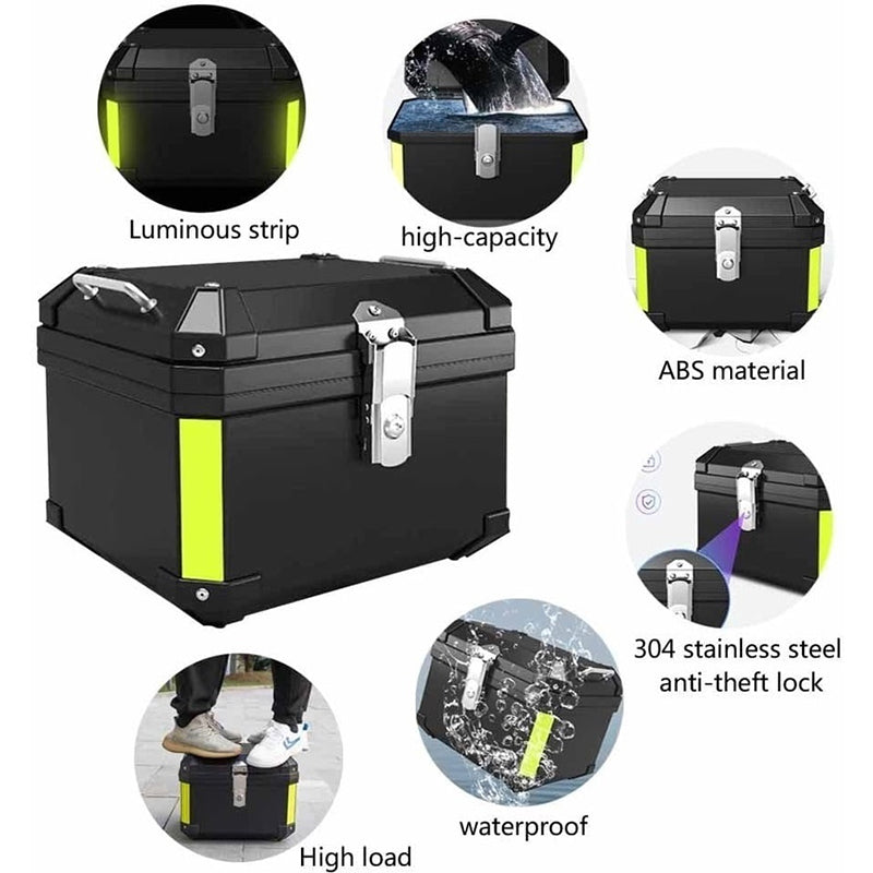 Motorcycle Top Case 45L/55L – Quick Release Trunk for BMW R1200GS R1250GS Honda Kawasaki Suzuki
