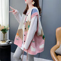 Knitted Vest Women Spring Autumn Loose Open Front Sleeveless Cardigan Fashion Top Outerwear