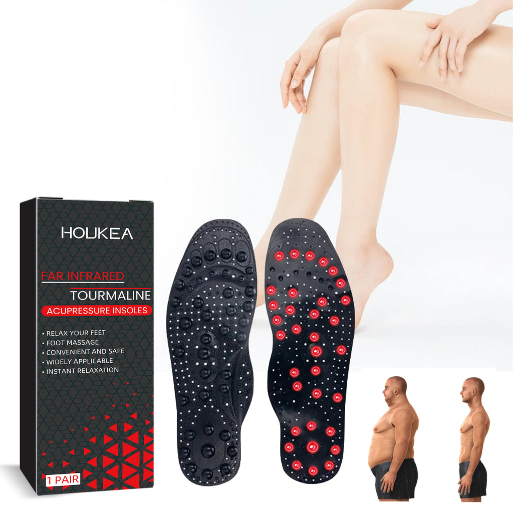 Tourmaline Acupressure Arch Support Insoles