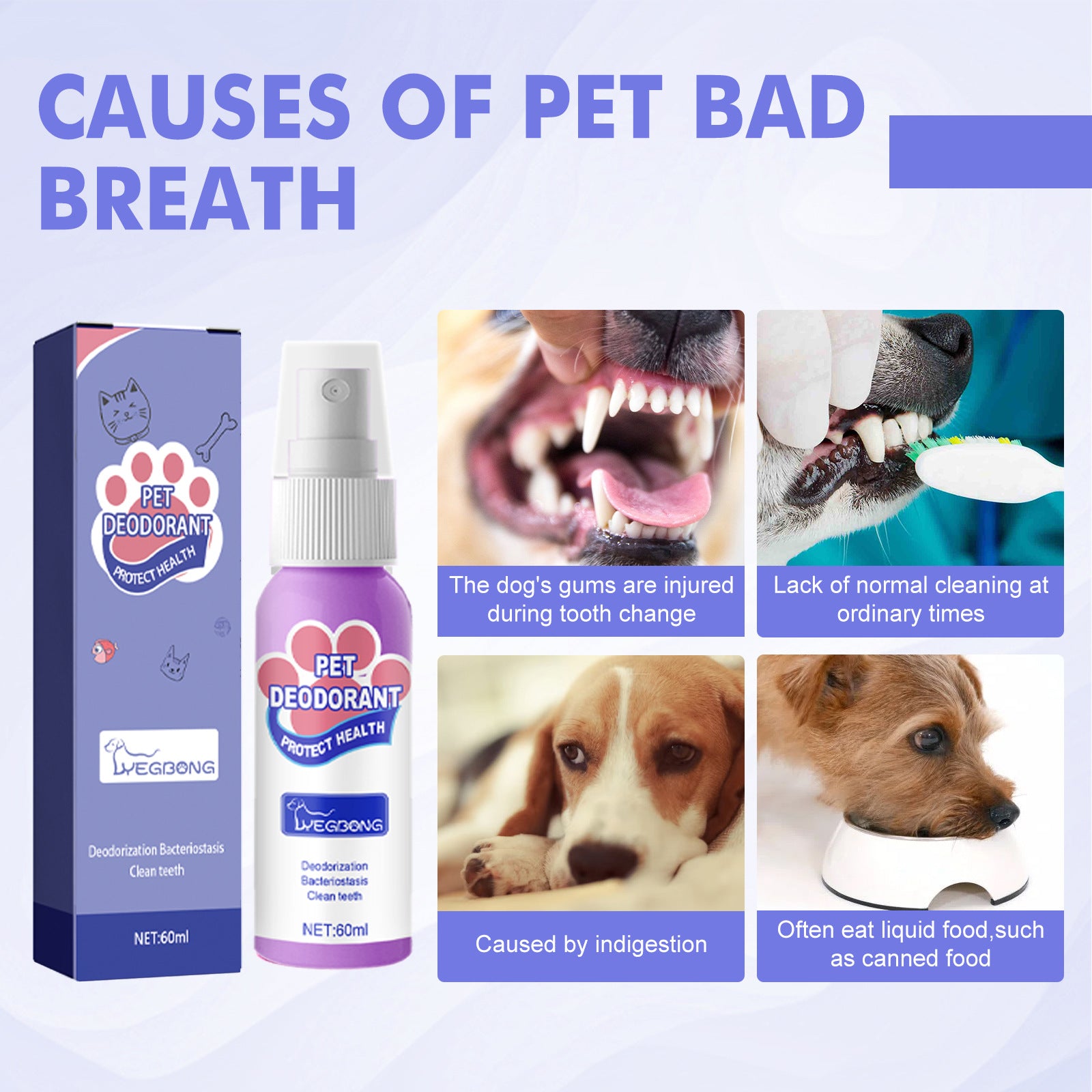 Yegbong Pet Breath Freshening Spray