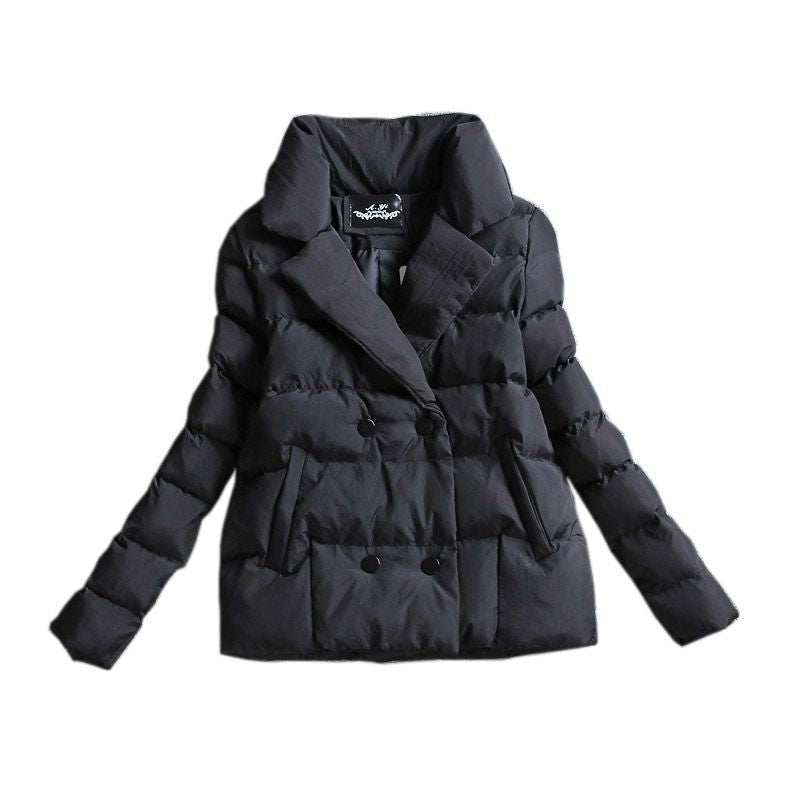 Winter  Slim Fit Short Down Cotton Coat for Women, Fashionable and Trendy
