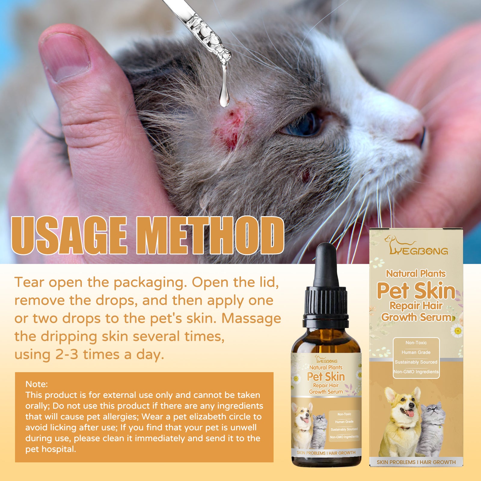Yegbong Pet Skin & Coat Care Essence