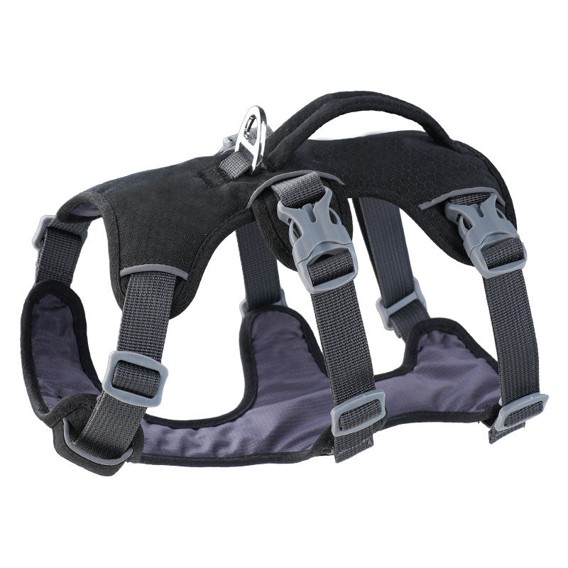 Reflective No-Escape Dog Harness with Control Handle – Padded Nylon Vest for Training & Walking