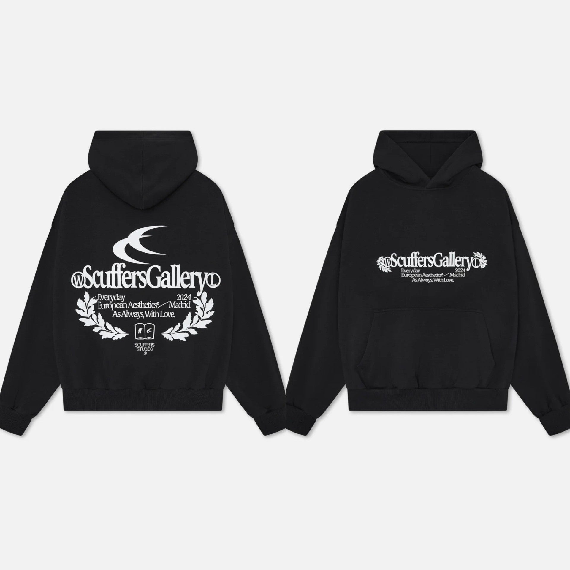 High Street Letter Hoodie, Unisex Oversized Casual Sweatshirt, Hooded Pullover for Men and Women