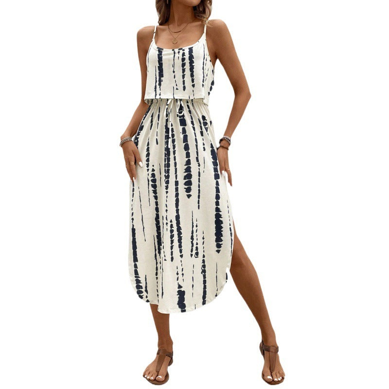 Printed camisole dress