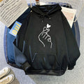 Men's Hooded Sweatshirt Versatile Long Sleeve Trendy Sports Fleece Pullover